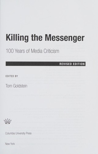 Killing the messenger