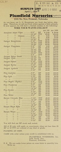 Surplus list