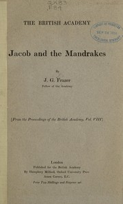 Jacob and the mandrakes