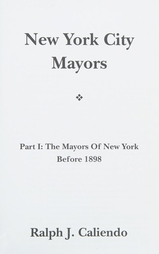 New York City mayors