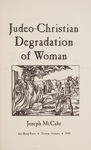 Judeo-Christian degradation of woman
