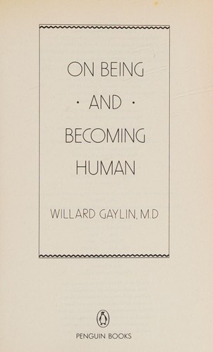 On Being and Becoming Human