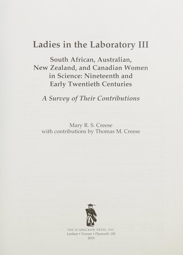 Ladies in the laboratory III