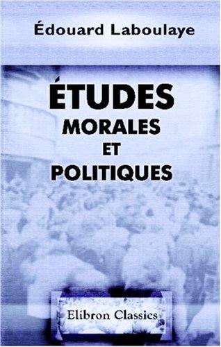 Études morales et politiques