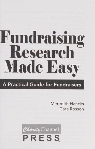 Fundraising research made easy