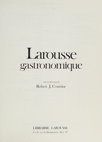 Larousse gastronomique