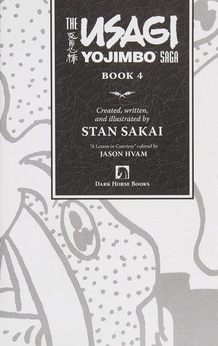 Usagi Yojimbo Saga Volume 4 Ltd. Ed