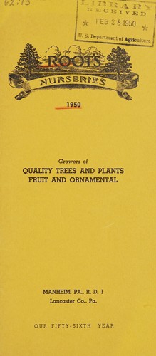Root's Nurseries 1950