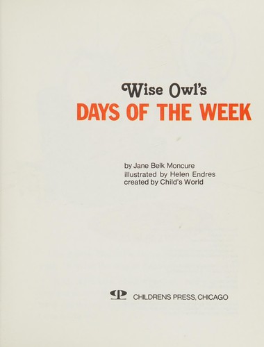 Wise Owl's days of the week