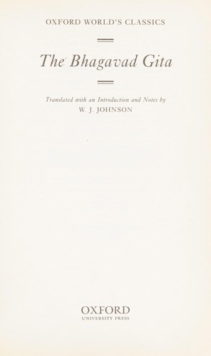 The Bhagavad Gita