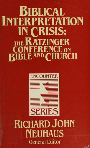 Biblical interpretation in crisis