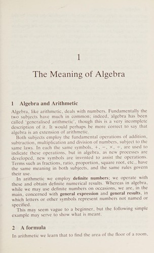 Algebra