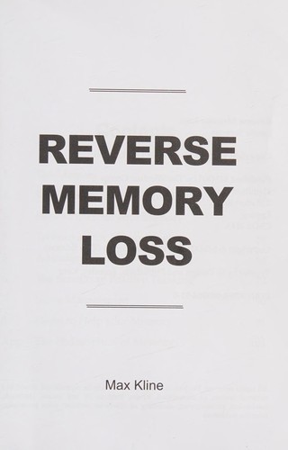 Reverse memory loss