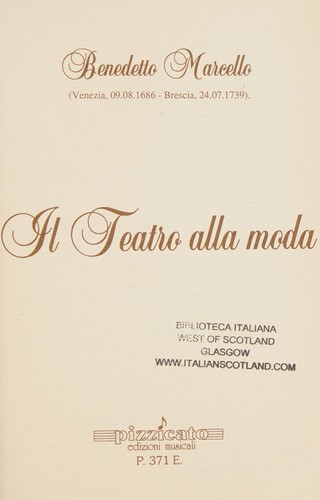Il teatro alla moda