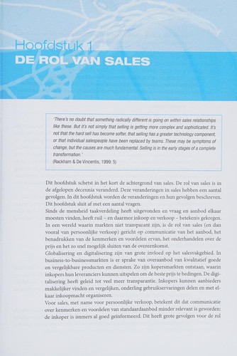 Sales- en accountmanagement
