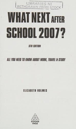 What Next after School 2007