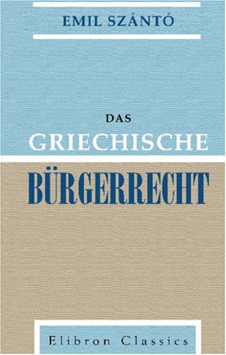 Das griechische Bürgerrecht
