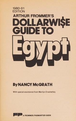 Arthur Frommer's dollarwi$e guide to Egypt