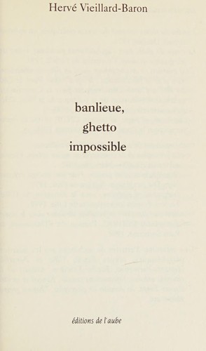 Banlieue