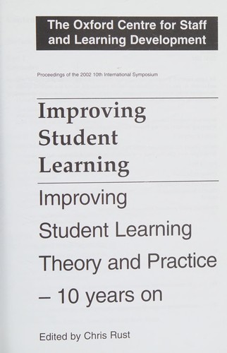 Improving student learning theory and practice - 10 years on
