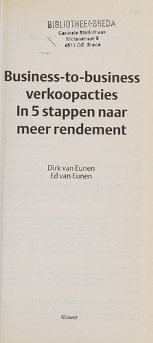 Business-to-business verkoopacties