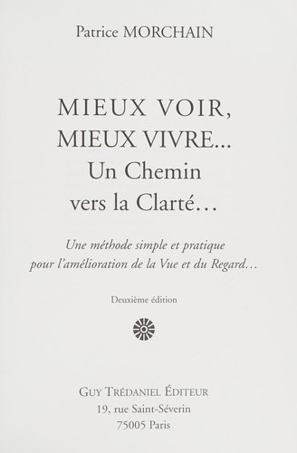 Mieux voir, mieux vivre