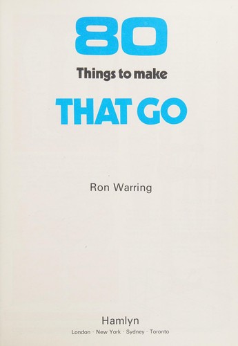 80 things to make that go