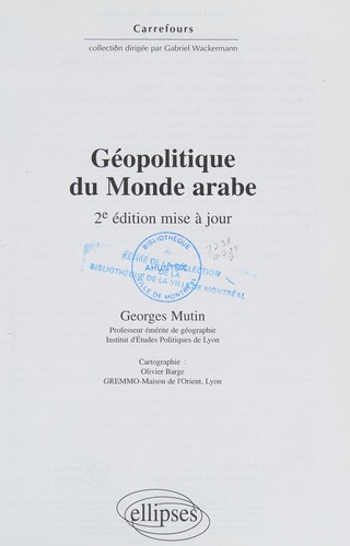 Géopolitique du monde arabe