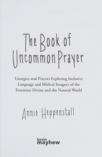 Book of Uncommon Prayer