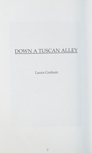 Down a Tuscan alley