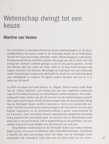 Geloof in de wetenschap