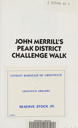 Peak District Challenge Walk - 25 Miles