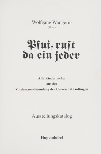 Pfui, ruft da ein jeder