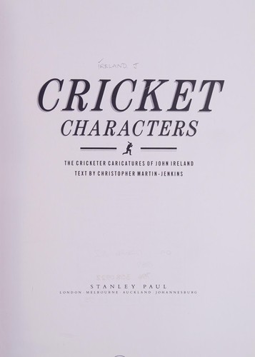 Cricket characters