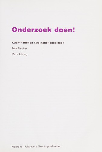 Onderzoek doen!