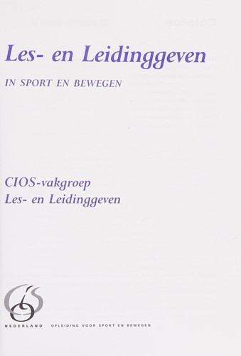 Les- en leidinggeven