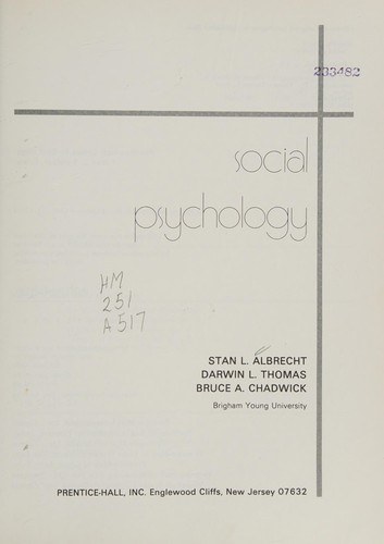 Social psychology