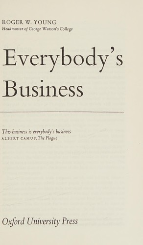 Everybody's business