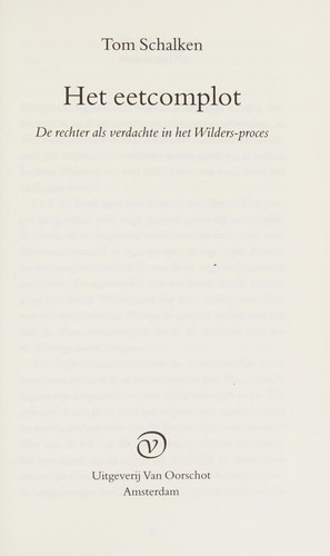 Het eetcomplot