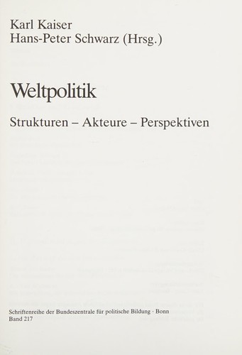 Weltpolitik