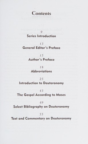 Deuteronomy
