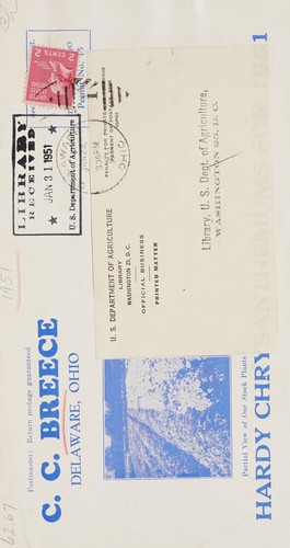 Hardy chrysanthemums for 1951
