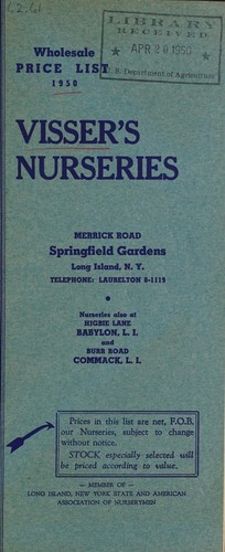 Wholesale price list, 1950