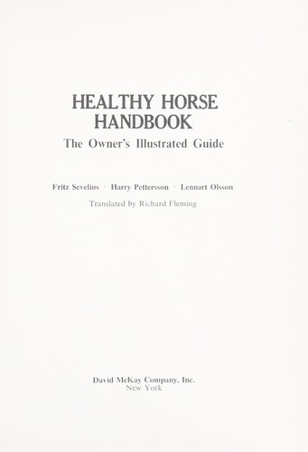 Healthy Horse Handbook