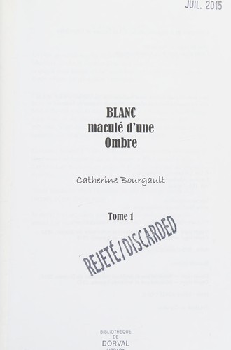 Blanc maculé d'une ombre
