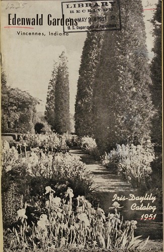 Iris-daylily catalog, 1951