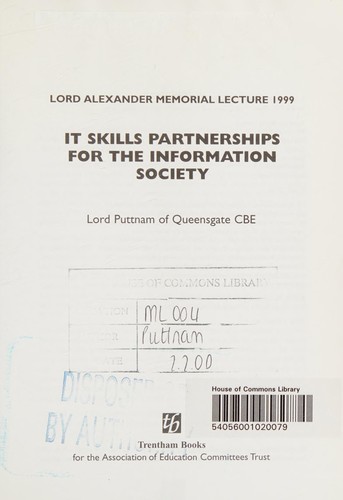 IT Skills Partnerships for the Information Society