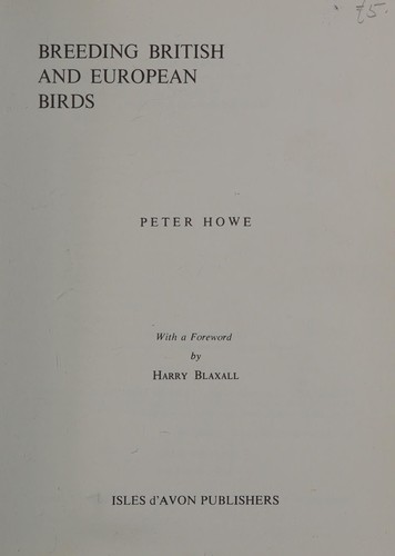 Breeding British and European birds