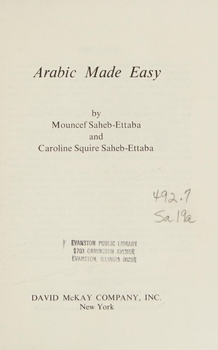 Arabic made easy
