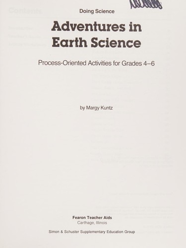 Adventures in Earth Science (Doing Science)